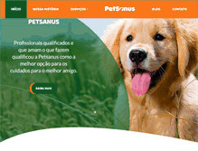 Tablet Screenshot of petsanus.com
